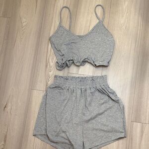 Gray Women's Sleepwear Set